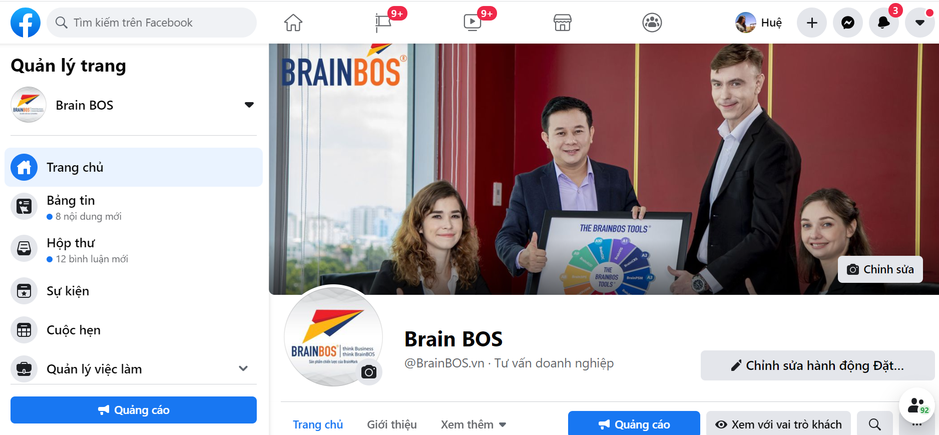 BrainWork thực thi chiến lược Marketing cho dự án BrainBOS